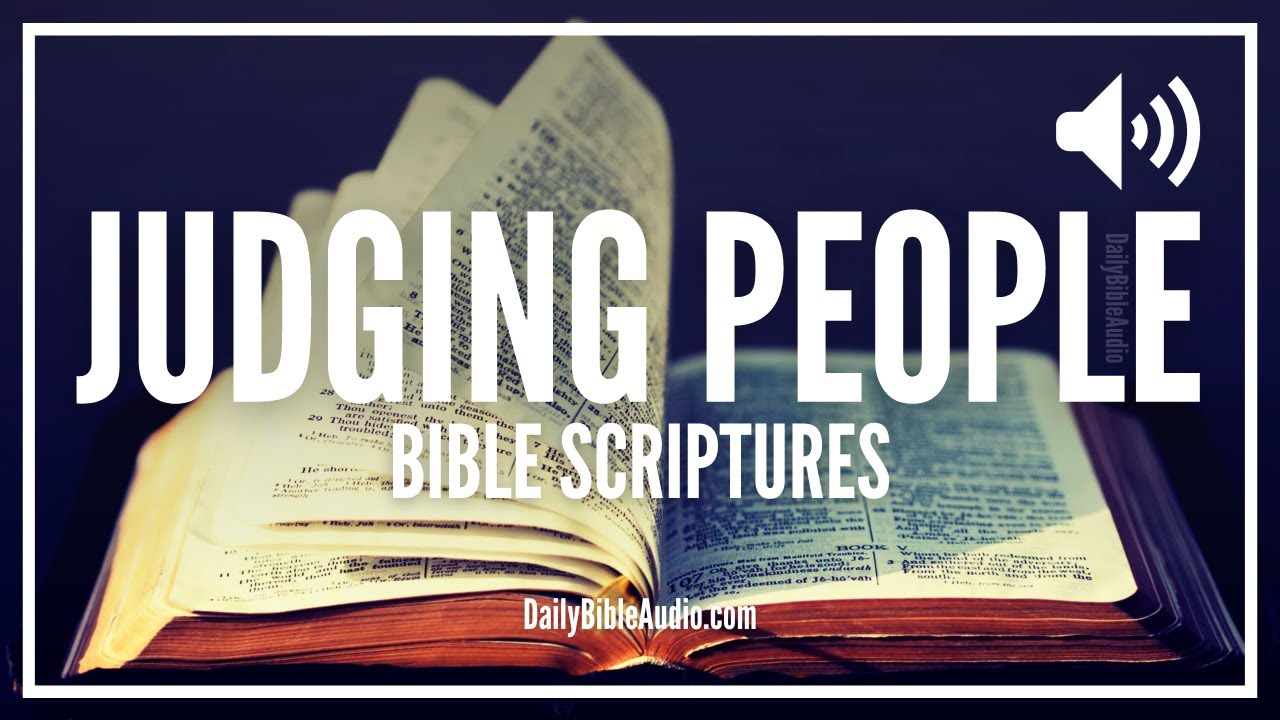 bible verses about judging others