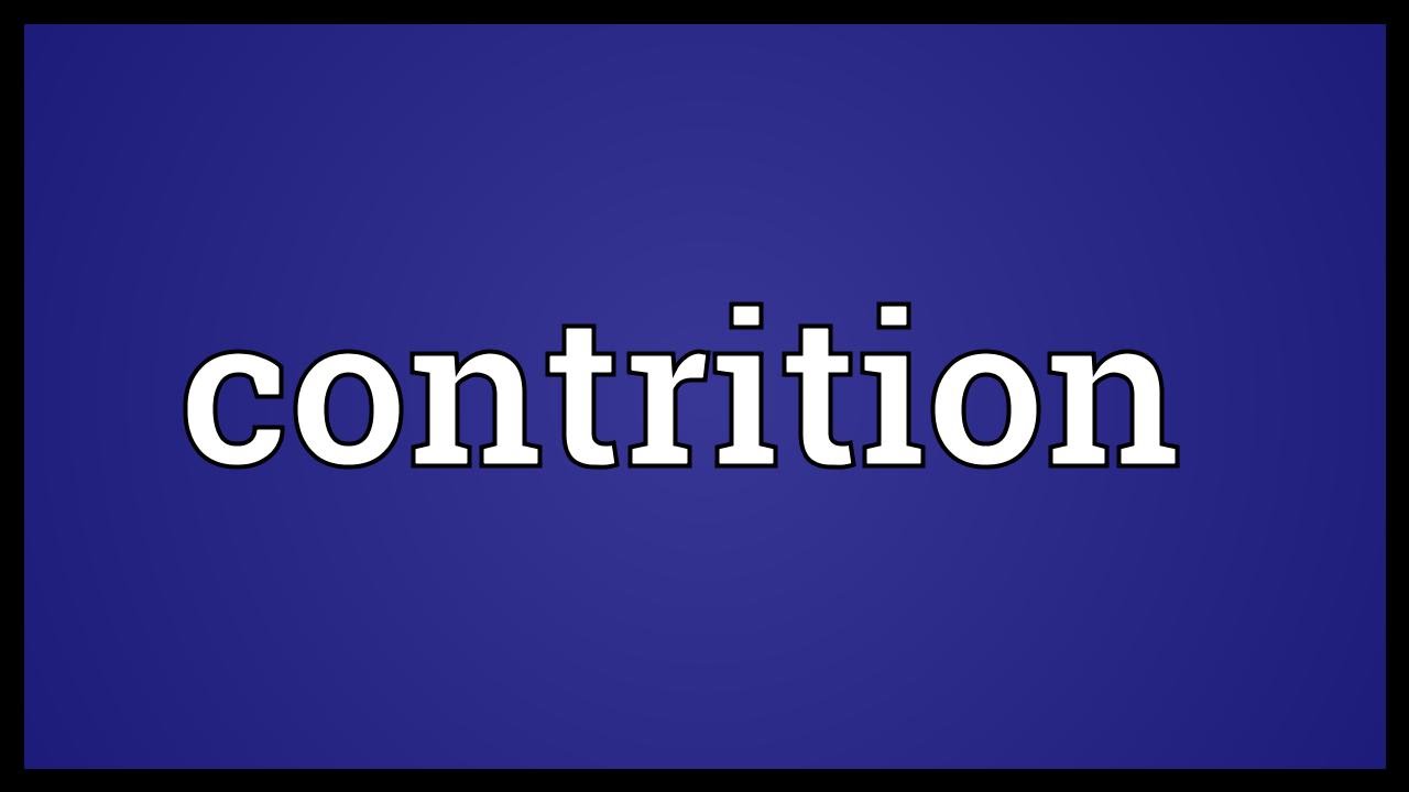 Contrition Definition: 5 Key Insights to Understand It Better 8 contrition definition