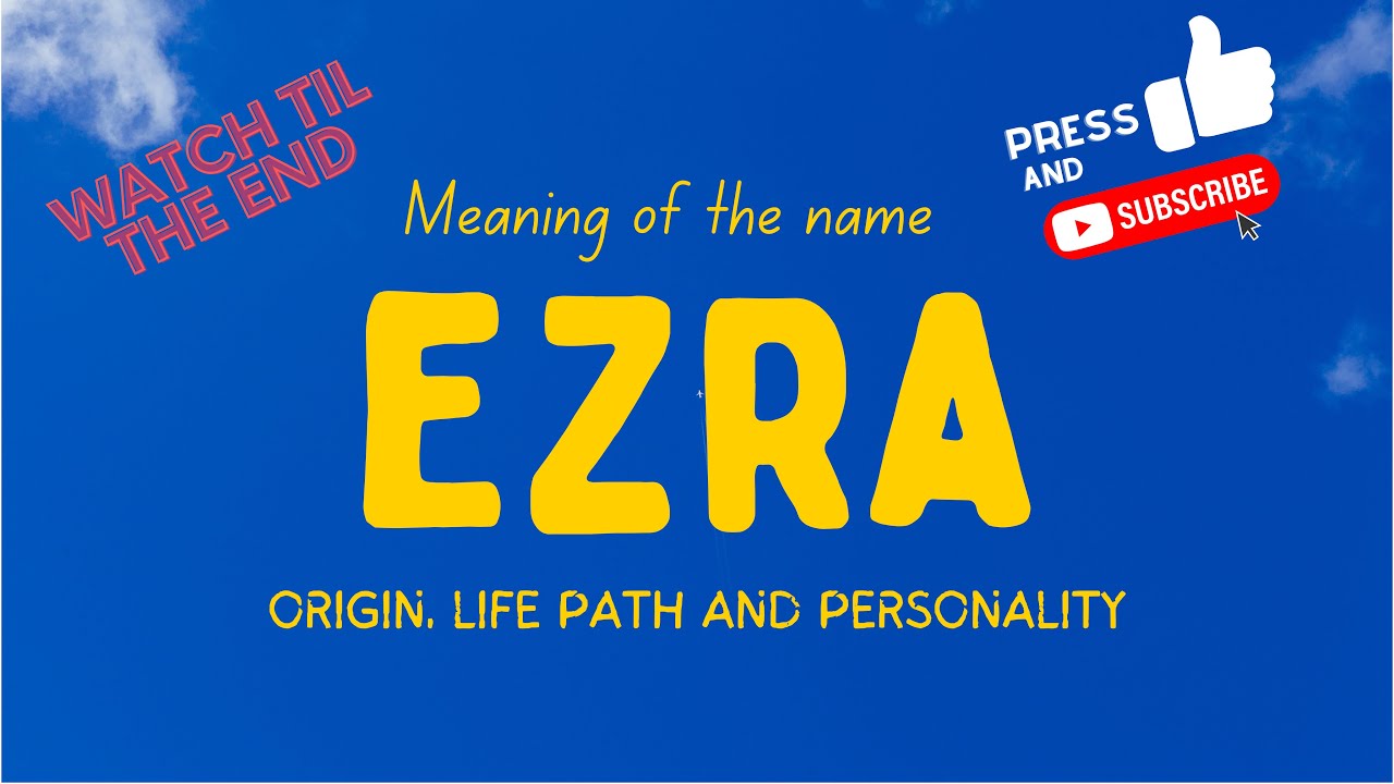 ezra meaning