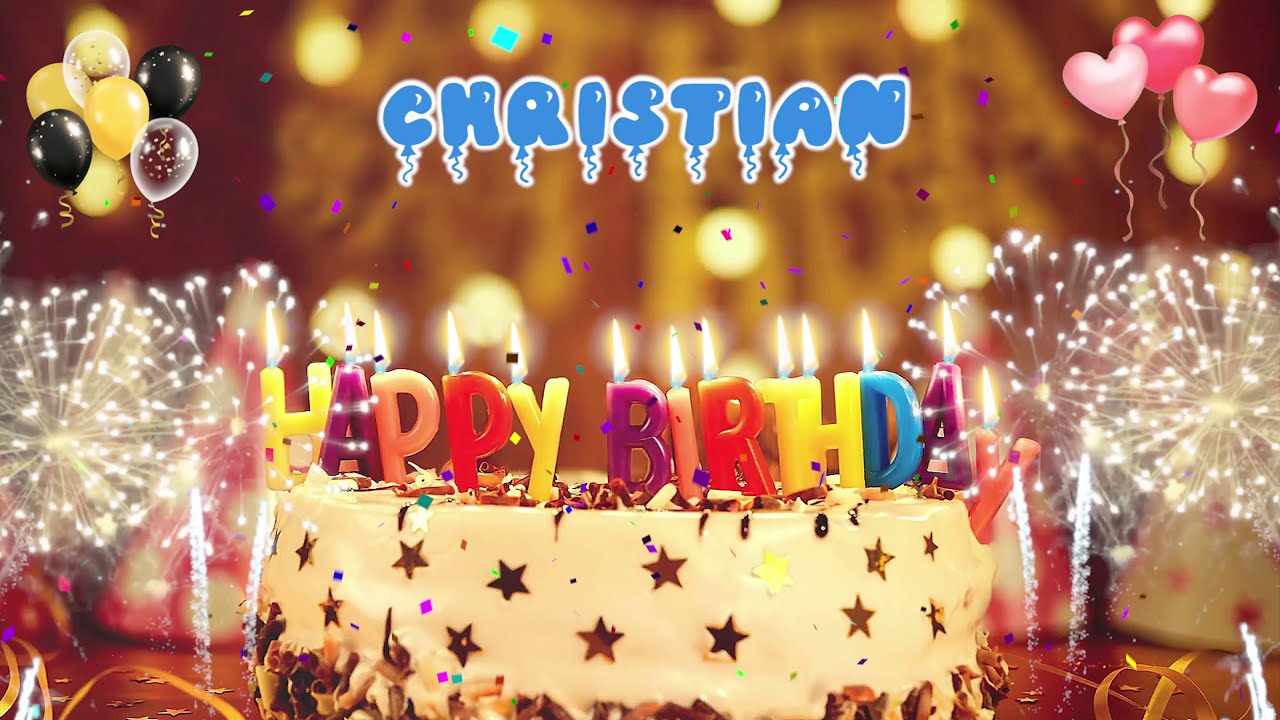 happy birthday christian