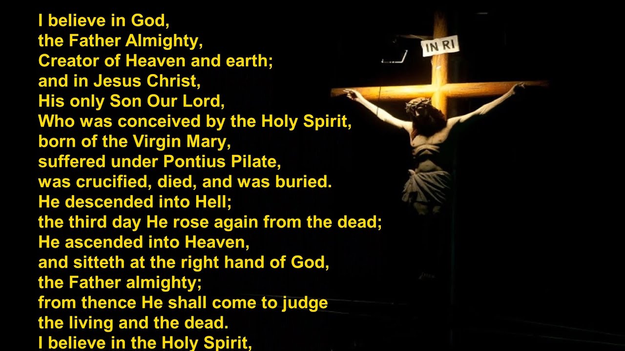 apostles creed catholic