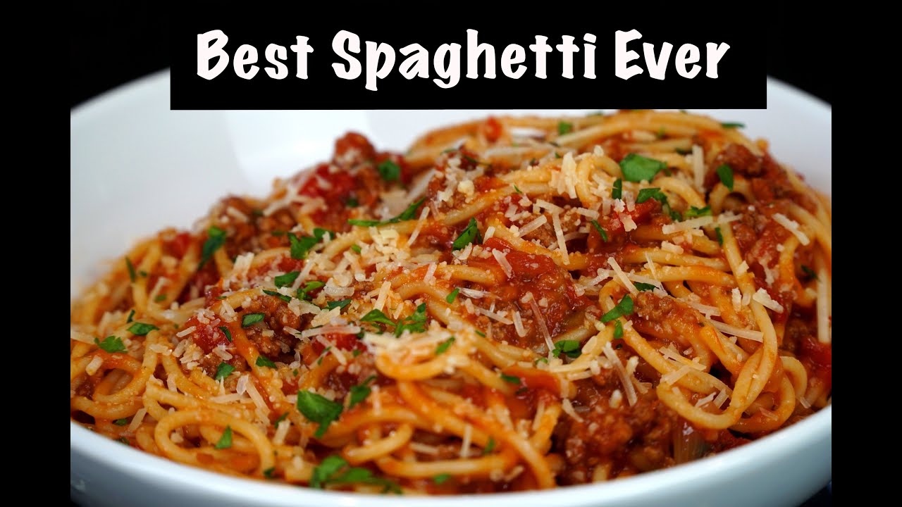 best spaghetti recipe