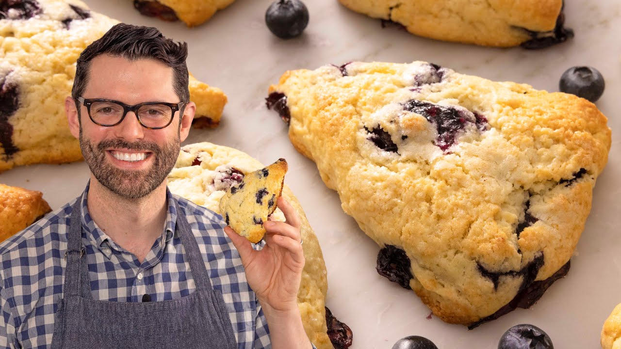 blueberry scones