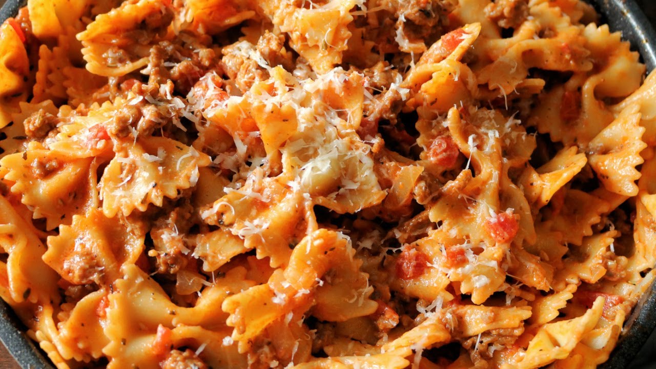 bow tie pasta