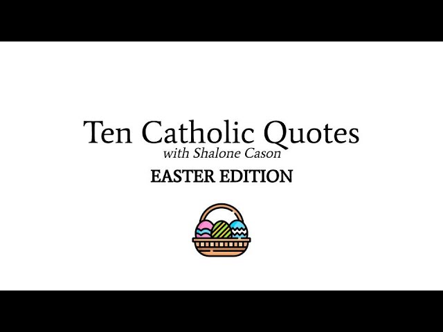 easter quotes catholic
