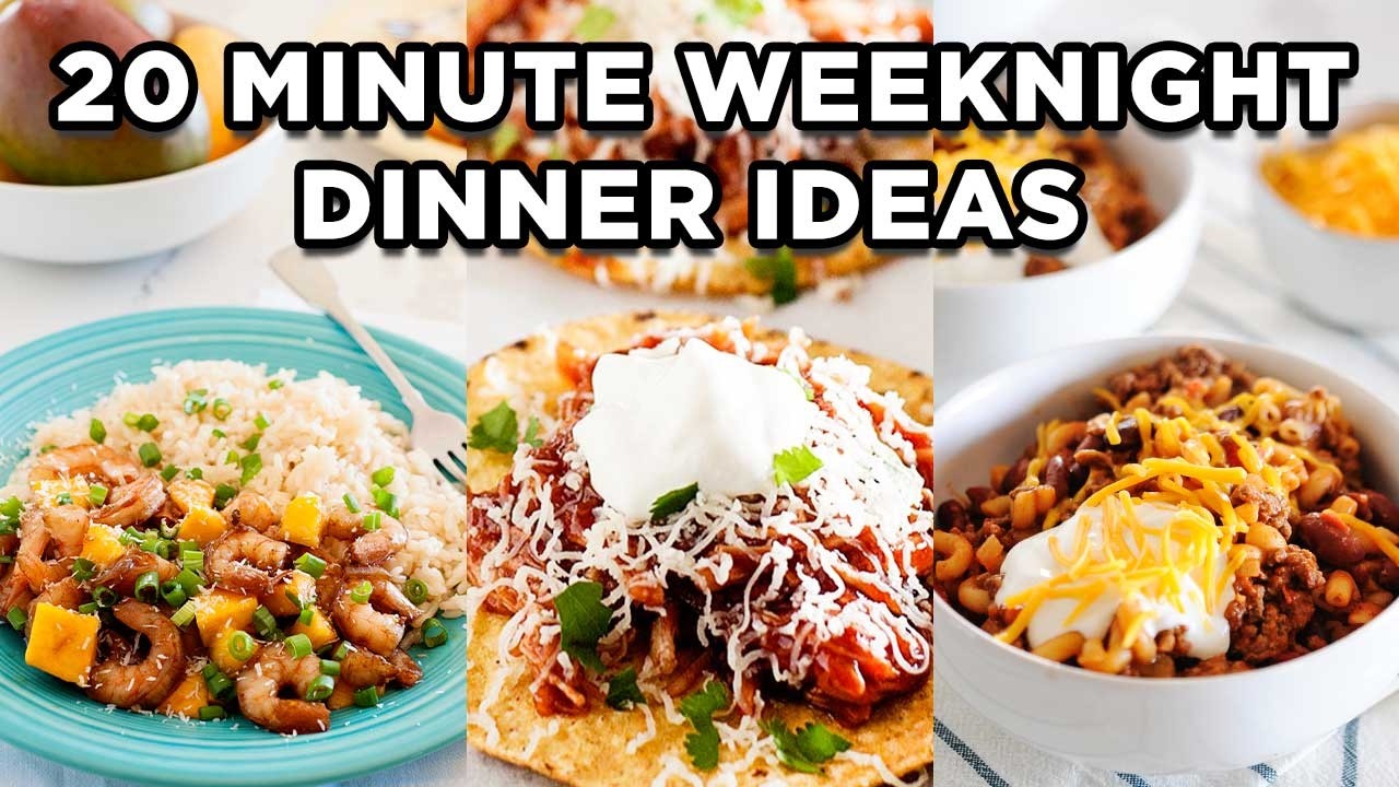easy weeknight dinners