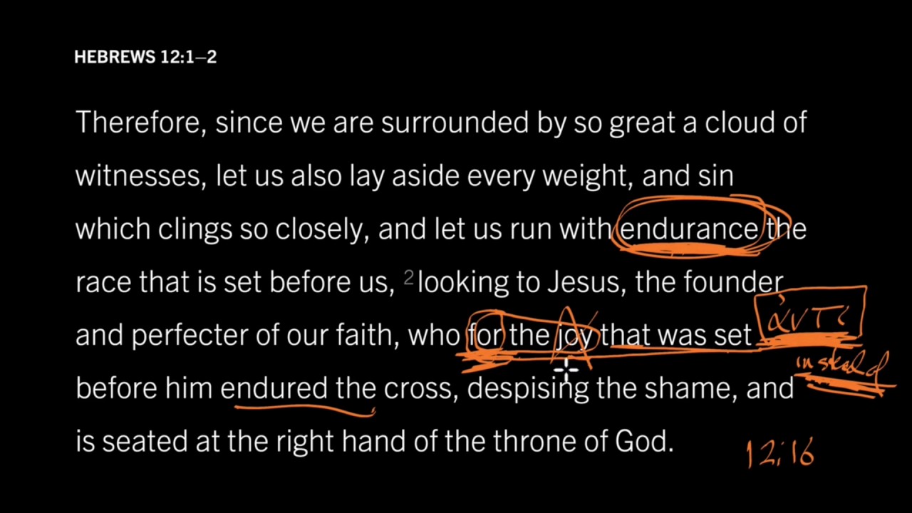 for the joy set before him