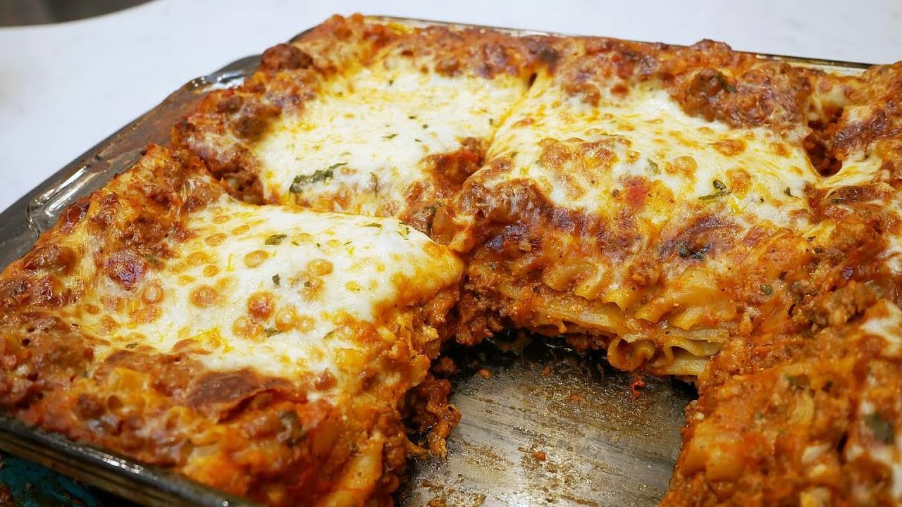 homemade lasagna