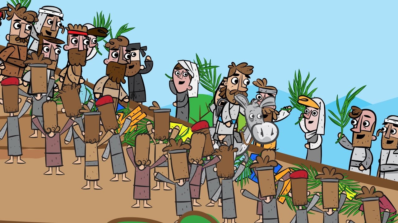 jesus rides into jerusalem