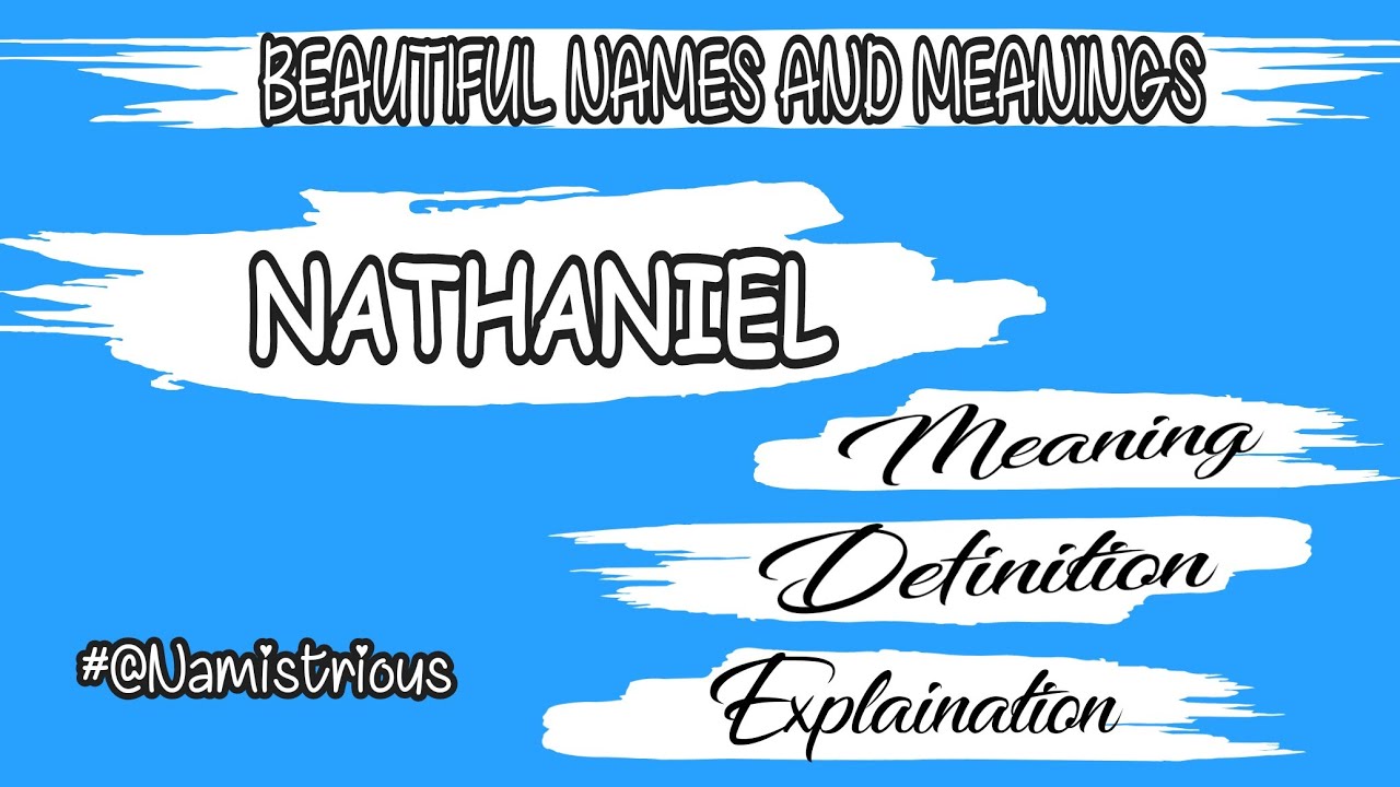 nathaniel name meaning