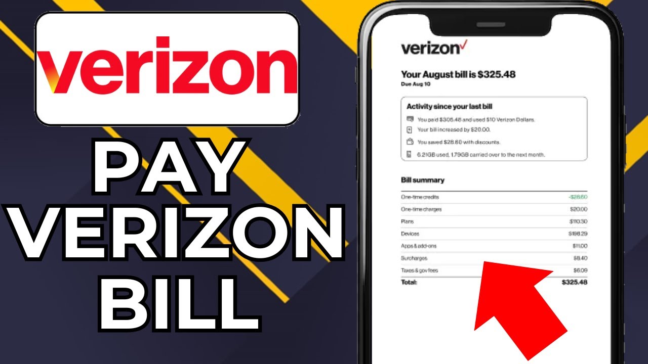 pay verizon bill without logging in
