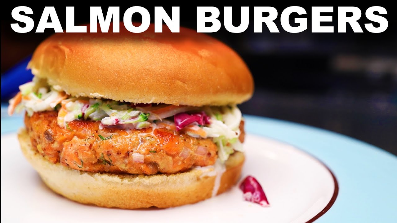 salmon burger