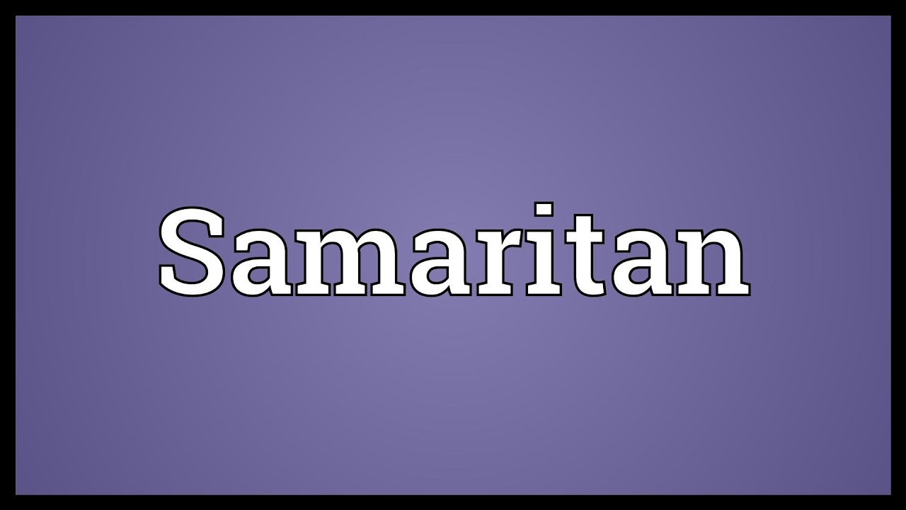 samaritan meaning