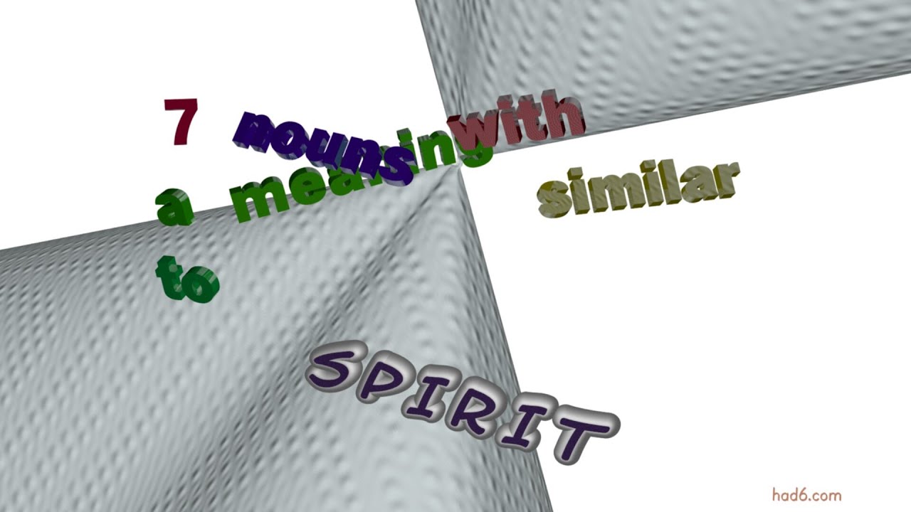 spirit synonym