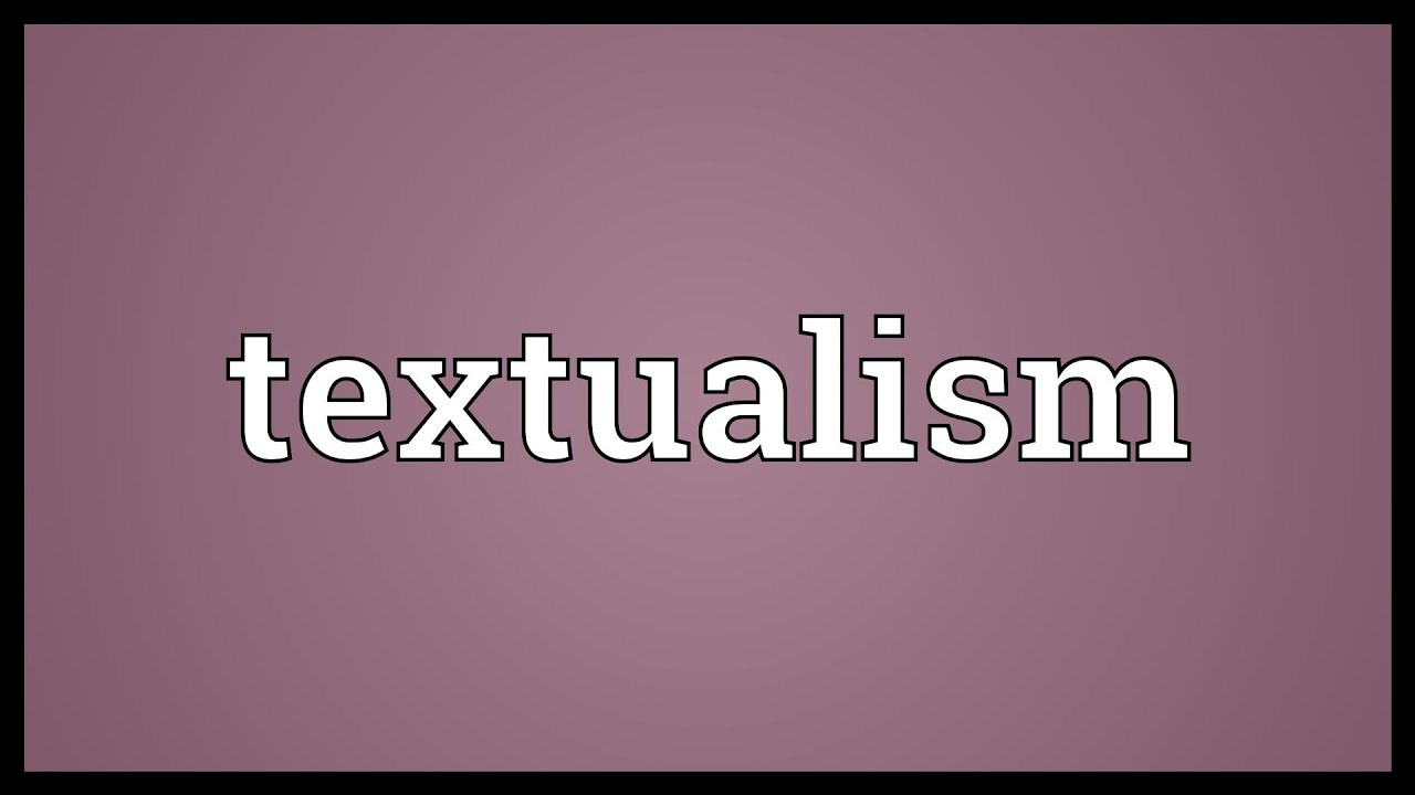textualism definition