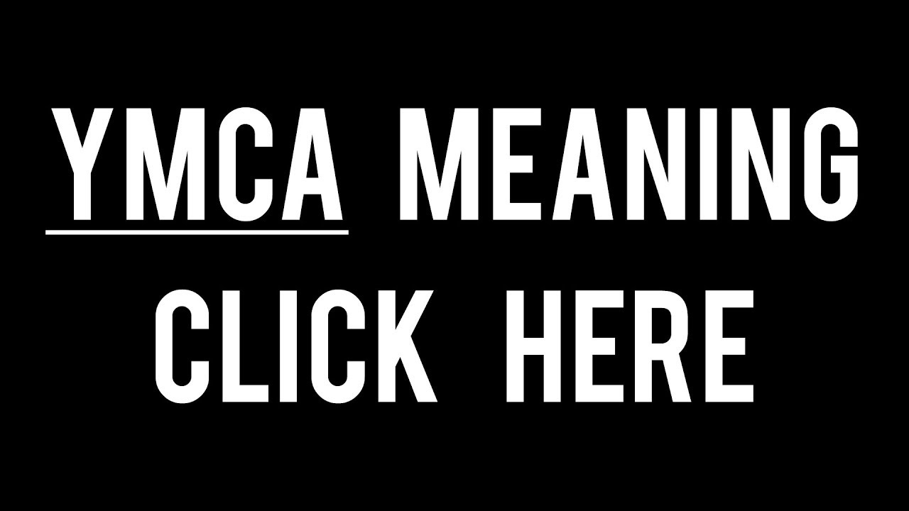 what does ymca stand for