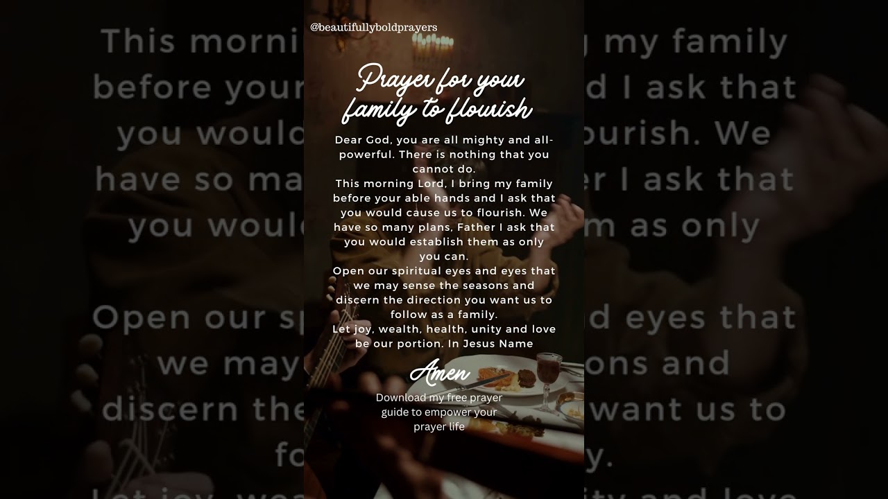 Prayer for family success: 7 essential, effective prayers 11 prayer for family success