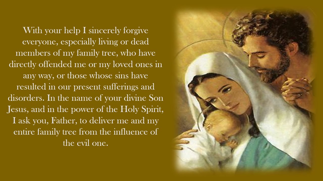 prayer for the family tree