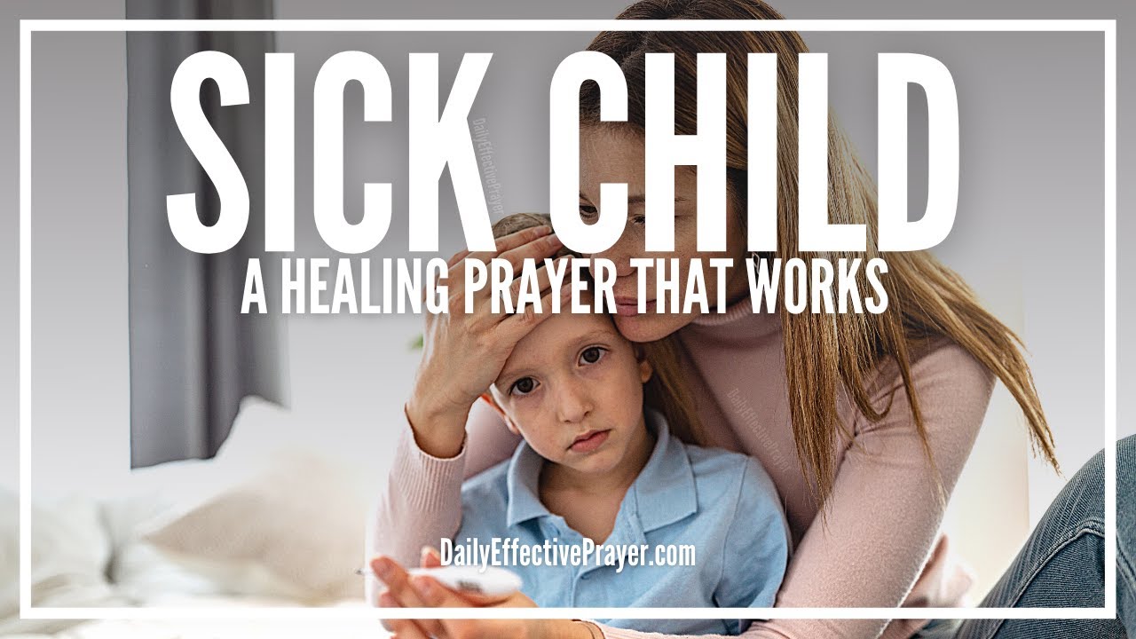 prayer for your sick child