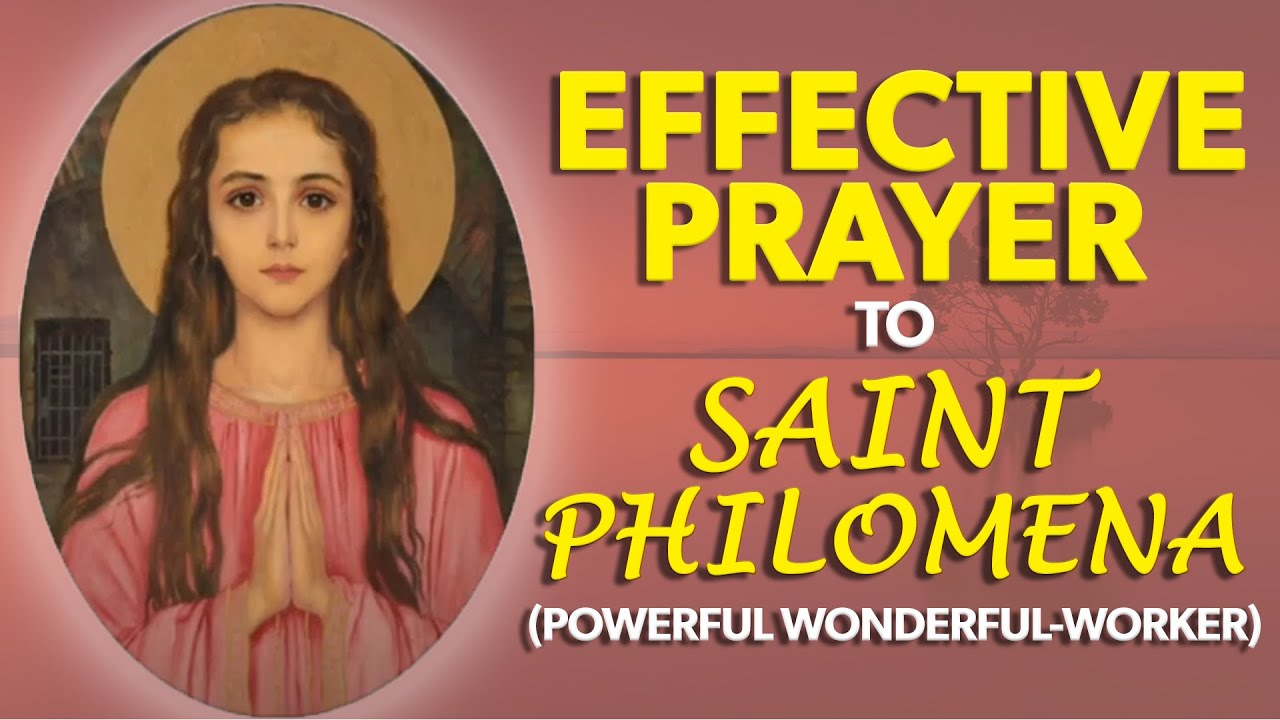 a prayer to saint philomena