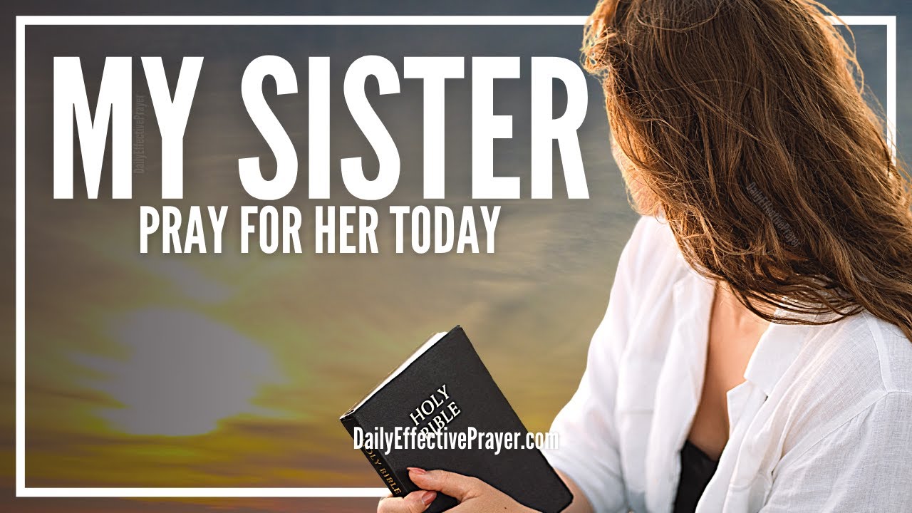 prayer for your sick sister