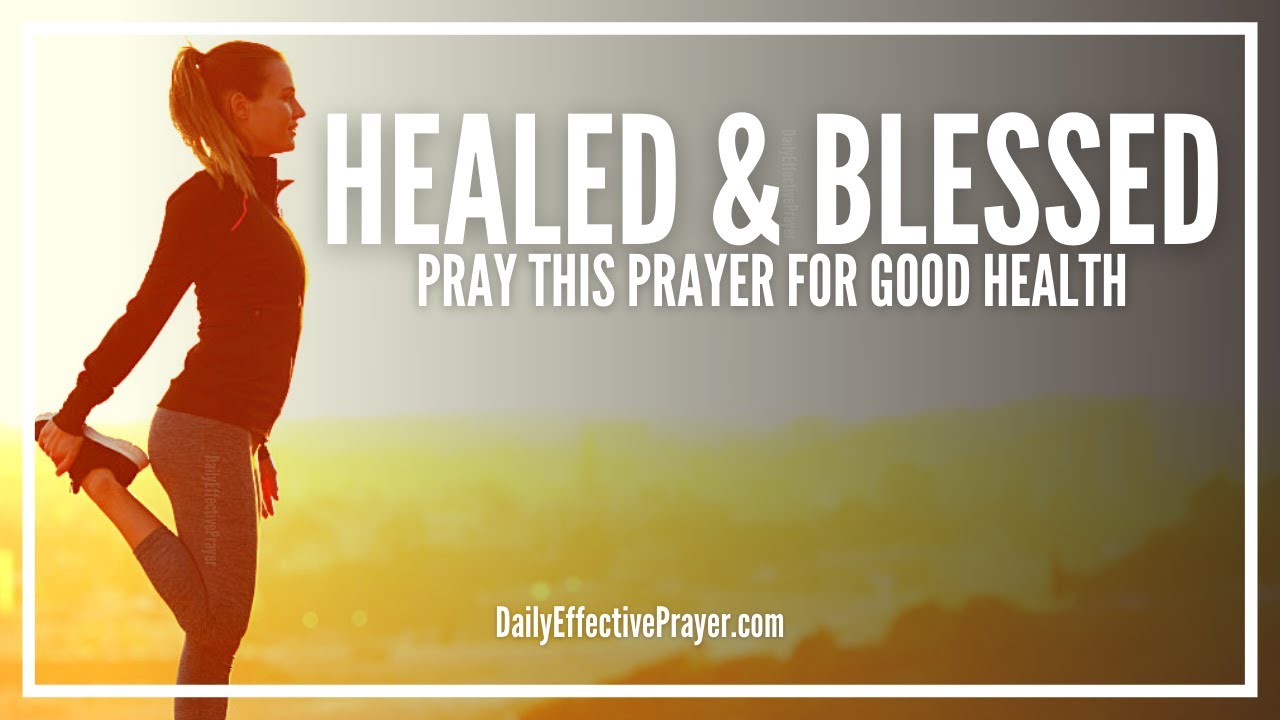 how to pray to god for health