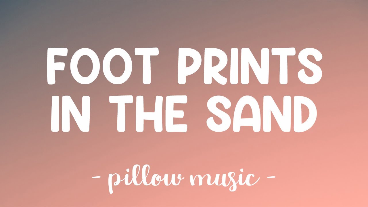 footprints in the sand