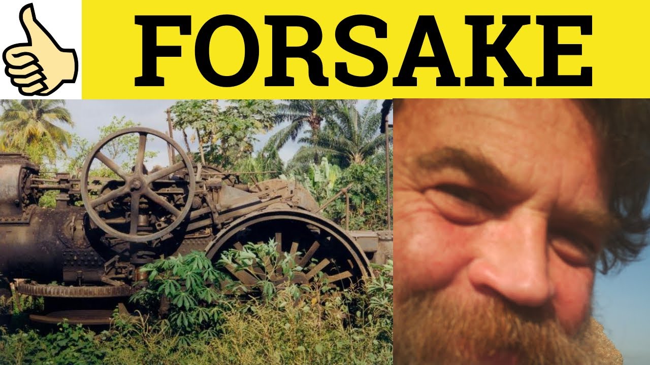 forsake meaning