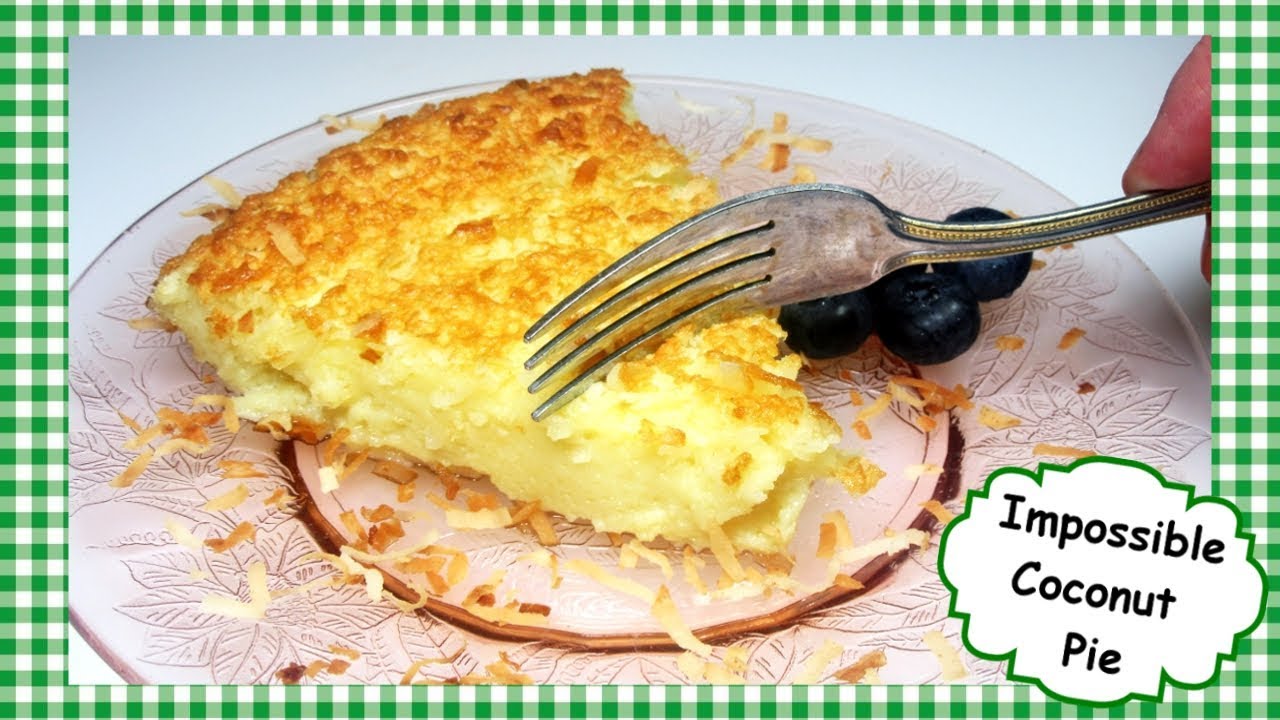 coconut custard pie recipes