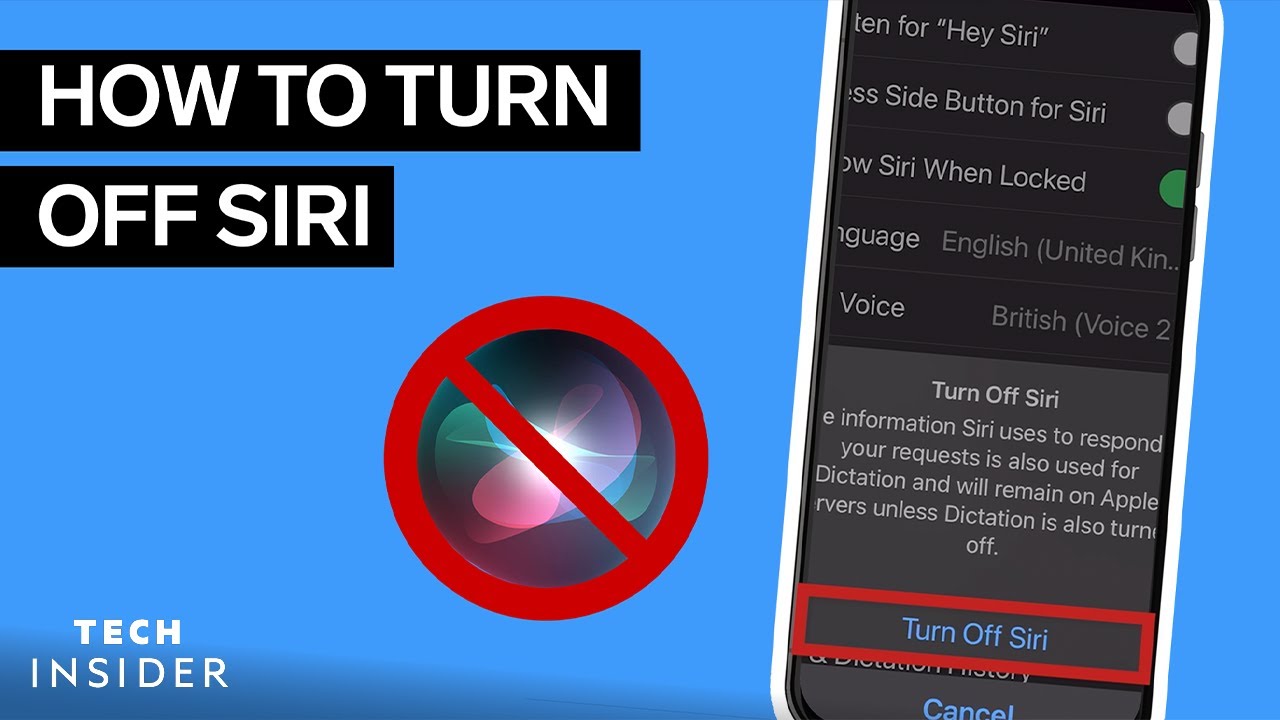 how to disable siri