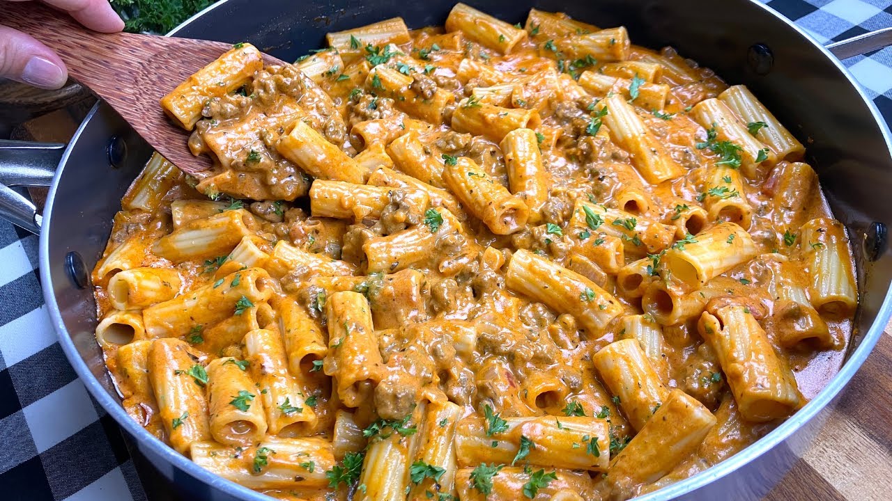 pasta and ground beef recipe