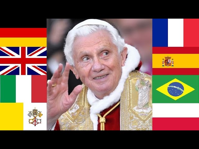 how many languages did pope benedict speak