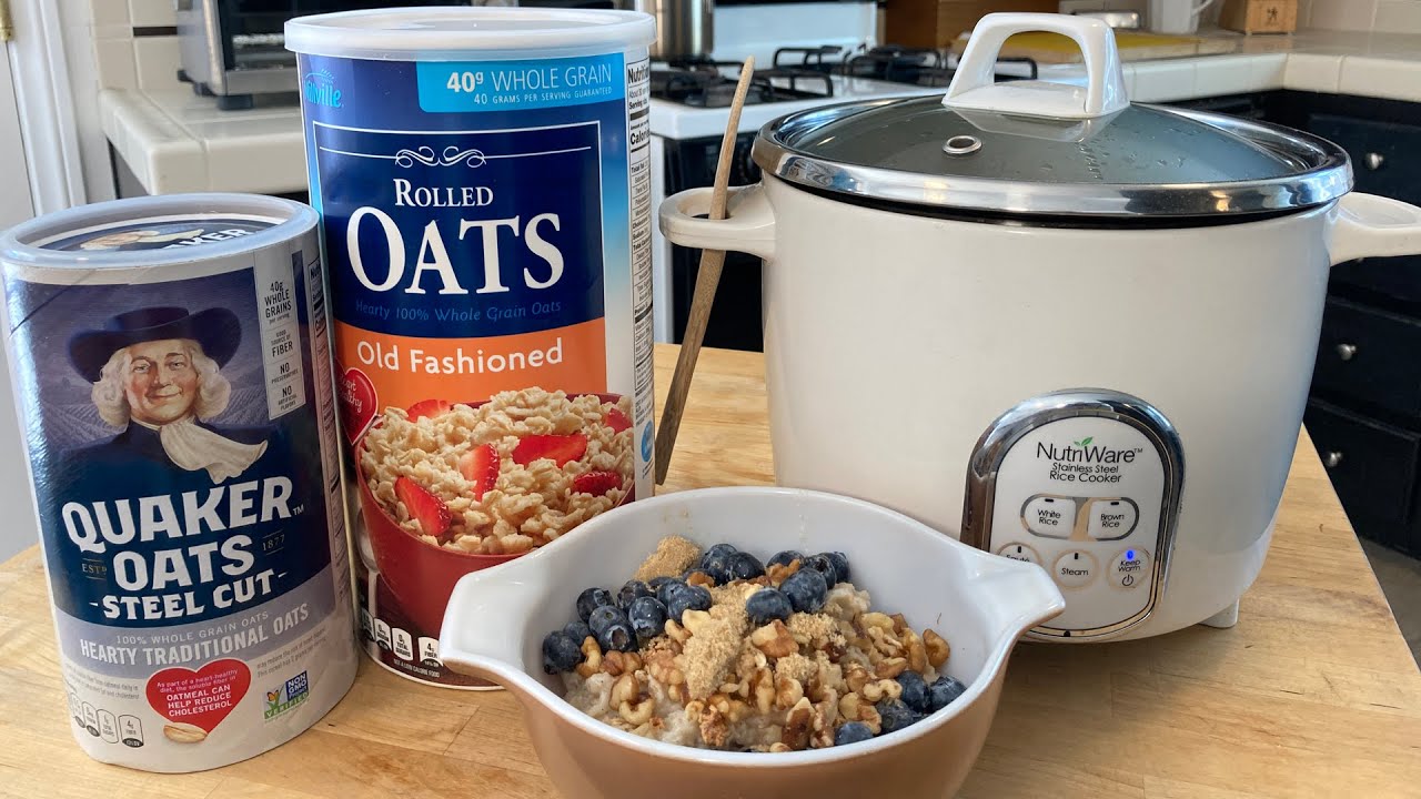 how to cook oatmeal in a rice cooker