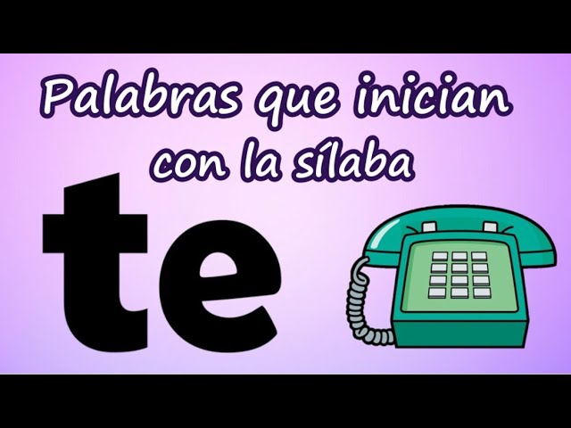 palabras con te