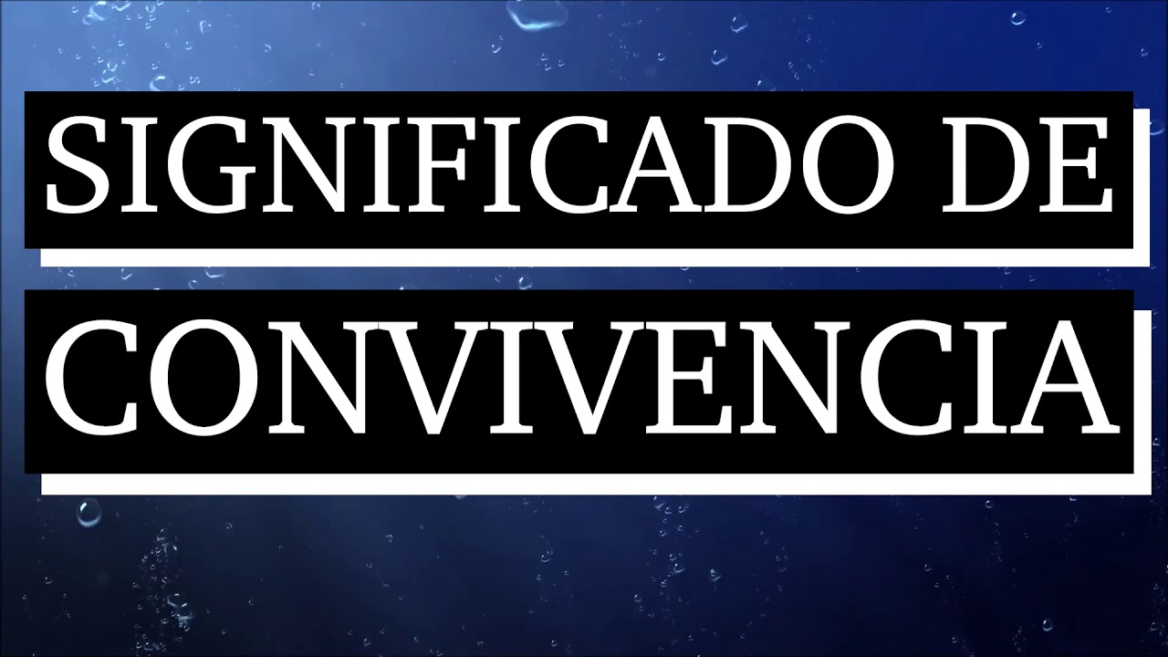 Significado de convivencia: 5 claves para lograr armonía 7 significado de convivencia
