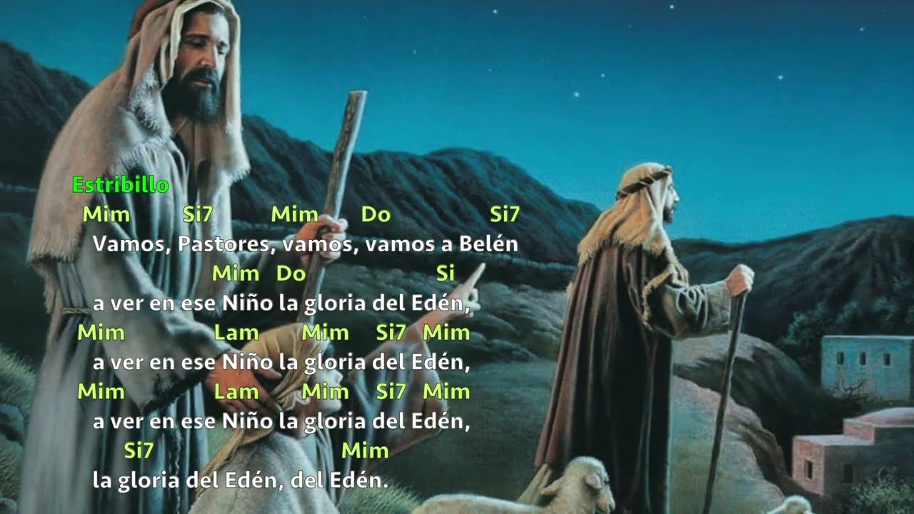 vamos pastores vamos letra