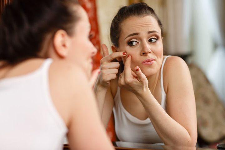 acné ou boutons à l'adolescence