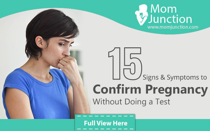 15 façons simples de confirmer une grossesse sans test