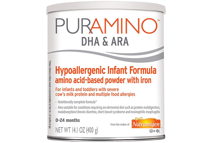 Formule à base d'acides aminés hypoallergéniques PurAmino