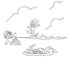 Coloriages pour enfants d'été