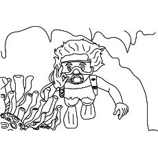 Coloriage - Plongée d'été 