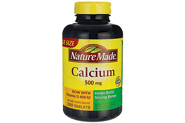Nature Made Calcium 500 mg + comprimés de vitamine D