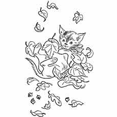 Les 35 meilleures pages à colorier d'automne que votre enfant adorera colorier 43 Feuille de coloriage feuilles d'automne