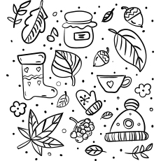Les 35 meilleures pages à colorier d'automne que votre enfant adorera colorier 66 Coloriages d'automne