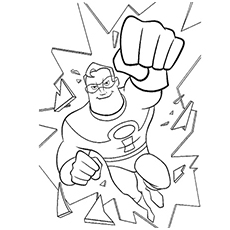 Coloriages de M. Incredibles