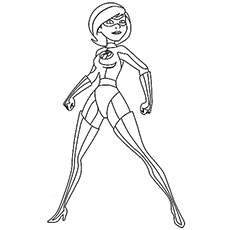 Coloriage La Jeune Fille Des Indestructibles