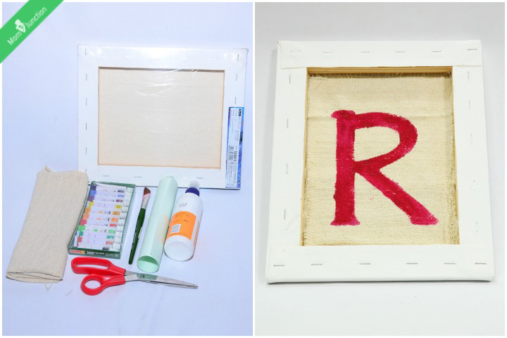 Art mural monogramme