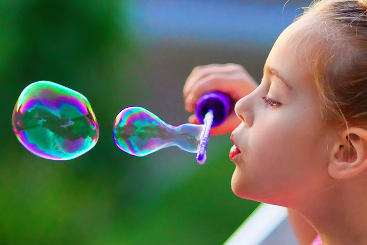Bulles technicolores