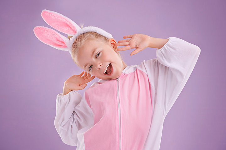 Costumes de lapin d'Halloween pour enfants Photos