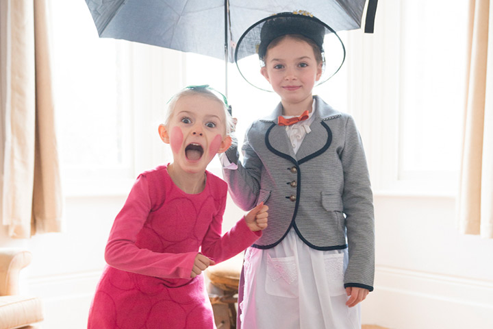Halloween Mary Poppins costumes pour enfants garçons et filles